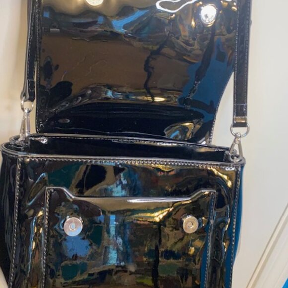 GUESS paten leather Black Bag - Picture 6 of 12